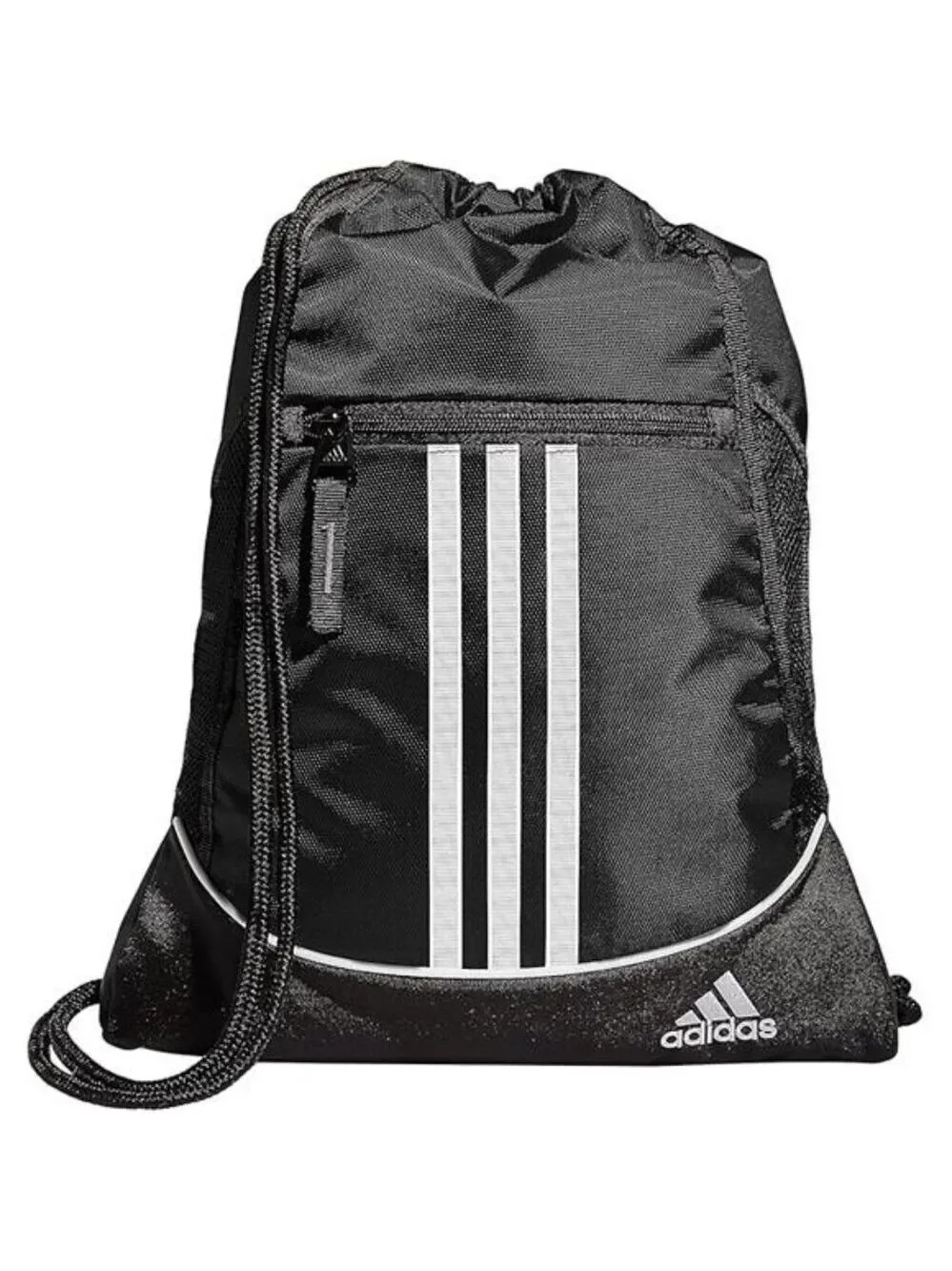 Small Drawstring Backpack Gym Bag for Men Women Lightweight Sports Bag Black